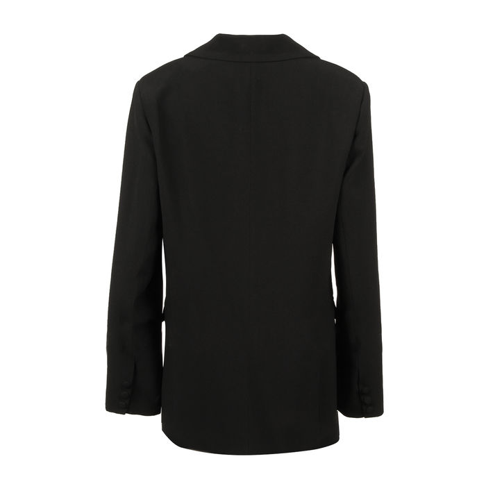 BLAZER IN CREPE Donna Nero