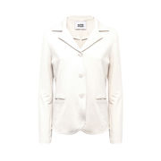 BLAZER IN FELPA Donna Latte  BLAZER IN FELPA Donna Latte