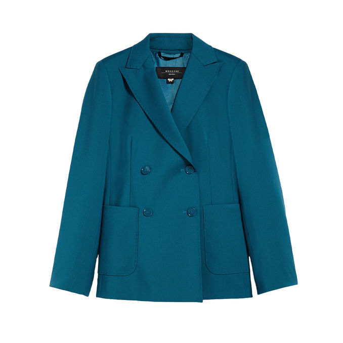 BLAZER NERVOSO Donna Iris Blue