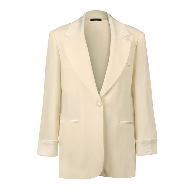 BLAZER OVER SMOKING IN CREPE Donna Panna