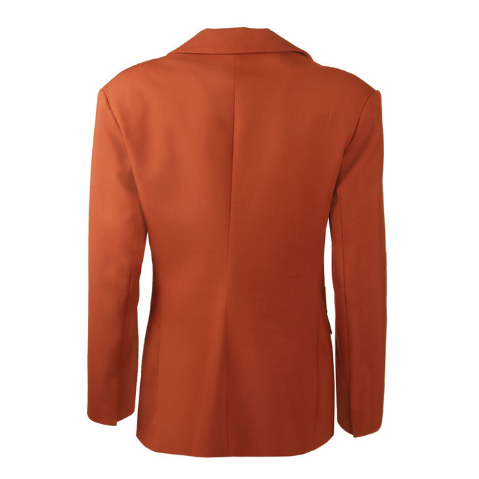 BLAZER SLIM FRESCO DI LANA Donna Tabacco