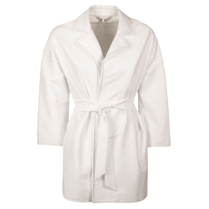 BLAZER VISONE Donna Bianco
