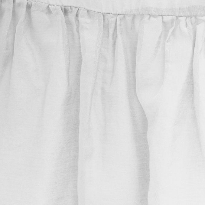 BLUSA CON BALZA Donna Bianco