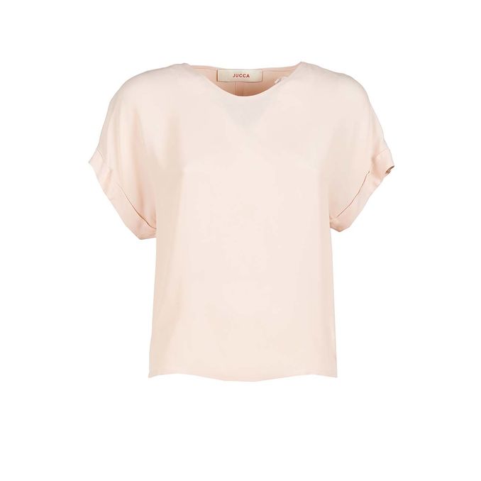 BLUSA CON FIOCCO POSTERIORE Donna Smalto Rosa