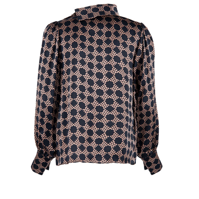 BLUSA FEUDOR Donna Nero Noisette