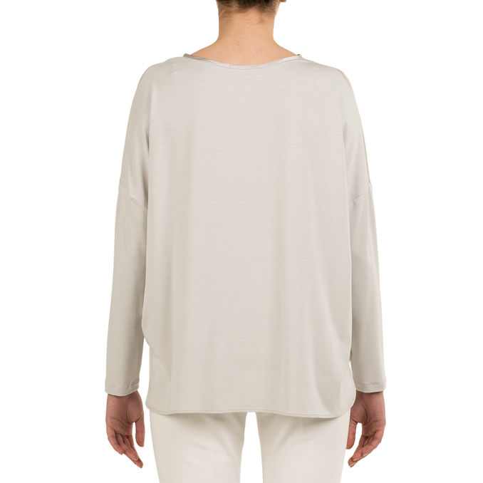 BLUSA IN VISCOSA Donna Light Grey