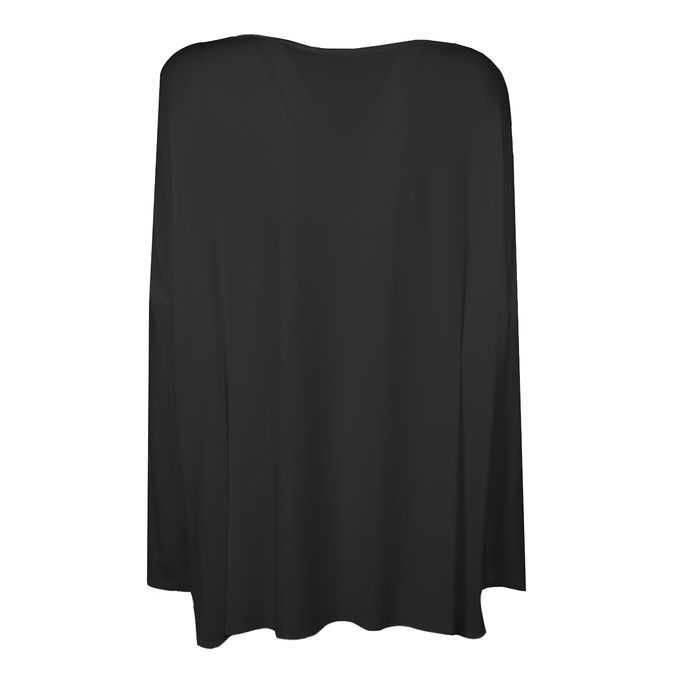 BLUSA IN VISCOSA Donna Nero