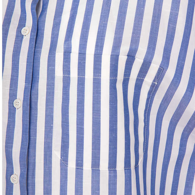 BLUSA KLENIA MANICHE A PIPISTRELLO Donna Bianco Azzurro