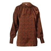 BLUSA STAMPA ETNICA Donna Viola Arancio BLUSA STAMPA ETNICA Donna Viola Arancio