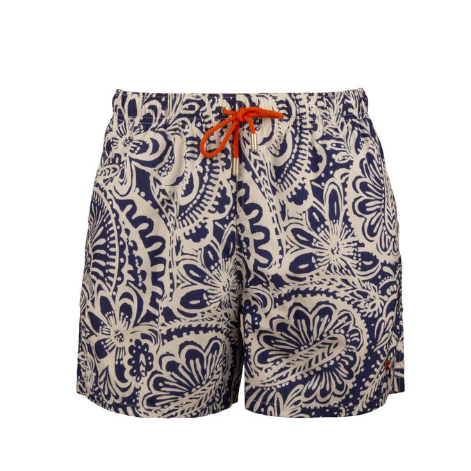 BOARDSHORT SEERSUCKER Uomo Blu Bianco