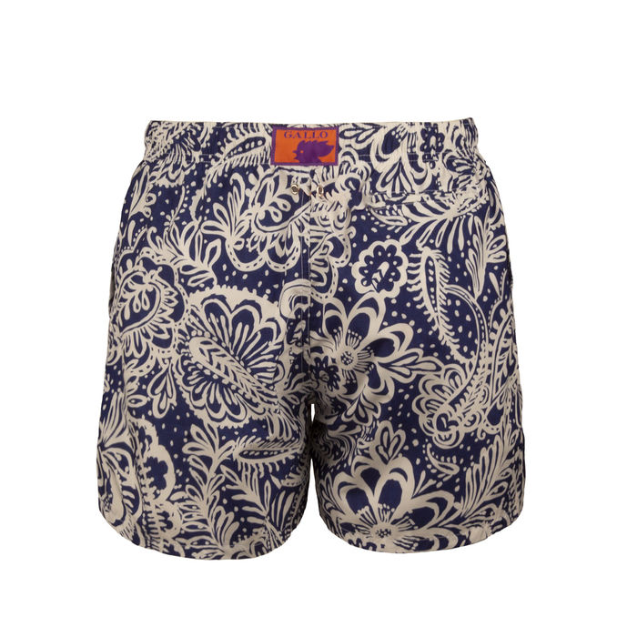 BOARDSHORT SEERSUCKER Uomo Blu Bianco