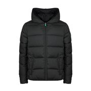 BOMBER CON CAPPUCCIO FISSO RECYCLED Uomo Verde nero BOMBER CON CAPPUCCIO FISSO RECYCLED Uomo Verde nero
