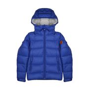 BOMBER CON CAPPUCCIO STACCABILE ULTRA LIGHT IN NYLON Bambino Blue sapphyre BOMBER CON CAPPUCCIO STACCABILE ULTRA LIGHT IN NYLON Bambino Blue sapphyre