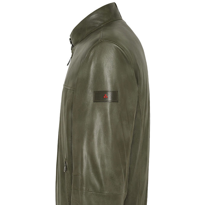 BOMBER DI PELLE FIONA TT EFFETTO VINTAGE