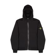 BOMBER FULLZIP CON CAPPUCCIO IN NYLON Kids Nero BOMBER FULLZIP CON CAPPUCCIO IN NYLON Kids Nero