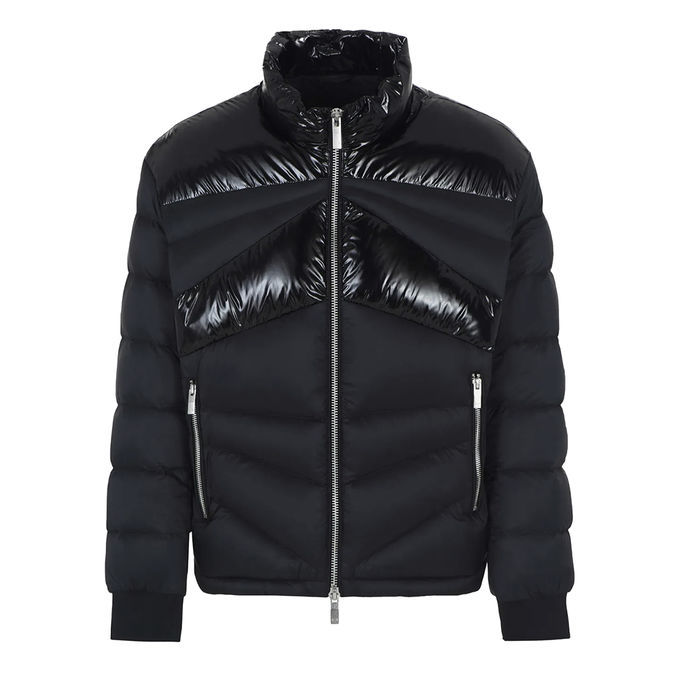 BOMBER GLOSSY Uomo Nero