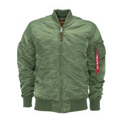 BOMBER IMBOTTITO IN NYLON Uomo Sage green BOMBER IMBOTTITO IN NYLON Uomo Sage green