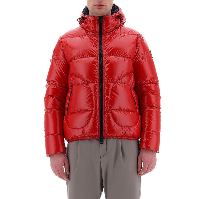 BOMBER IN GLOSS Uomo Barolo