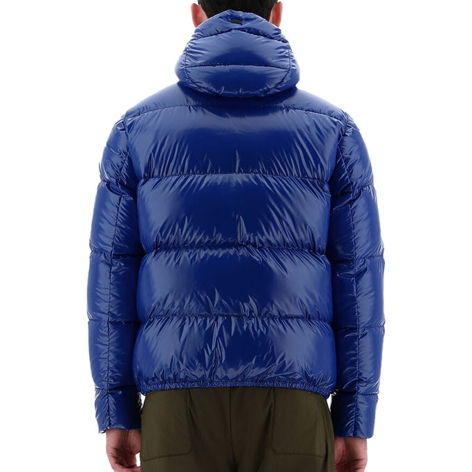 BOMBER IN GLOSS Uomo Bluette