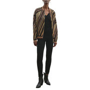 BOMBER IN MAGLIA RIGA DIAGONALE BOMBER IN MAGLIA RIGA DIAGONALE