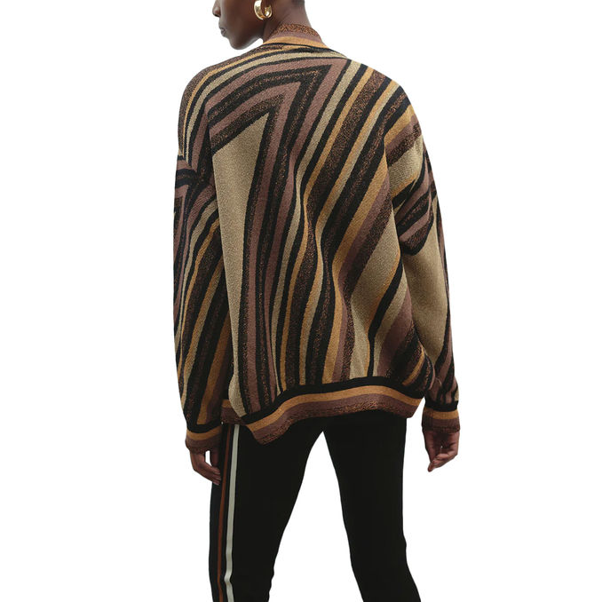 BOMBER IN MAGLIA RIGA DIAGONALE