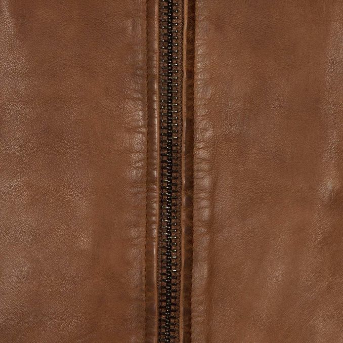 BOMBER SLIM NAPPA Uomo Cognac