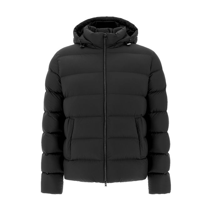 BOMBER SUPERMATT IN ECOAGE Uomo Nero