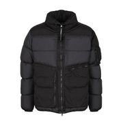 BOMBER TAYLON EFFETTO CREPE CON COLLO IMBOTTITO Uomo Nero BOMBER TAYLON EFFETTO CREPE CON COLLO IMBOTTITO Uomo Nero