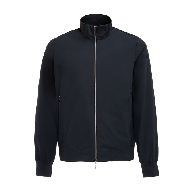 BOMBER TECNICO STRETCH Uomo Blu Nero