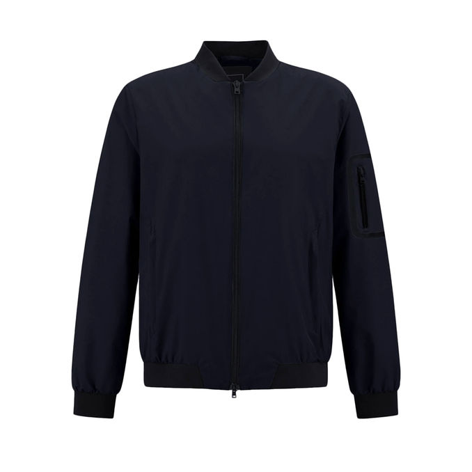 BOMBER ZIP LAMINAR LINE GORE WINDSTOPPER Uomo Blu