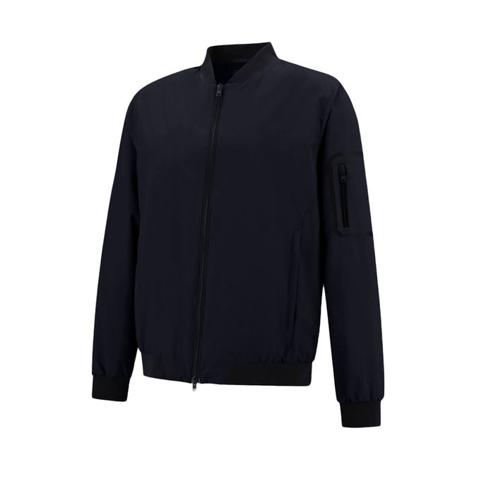 BOMBER ZIP LAMINAR LINE GORE WINDSTOPPER Uomo Blu