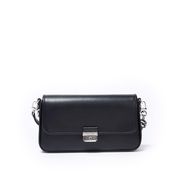 BORSA A SPALLA BRADSHAW IN PELLE LISCIA CON TRACOLLA Donna Black BORSA A SPALLA BRADSHAW IN PELLE LISCIA CON TRACOLLA Donna Black