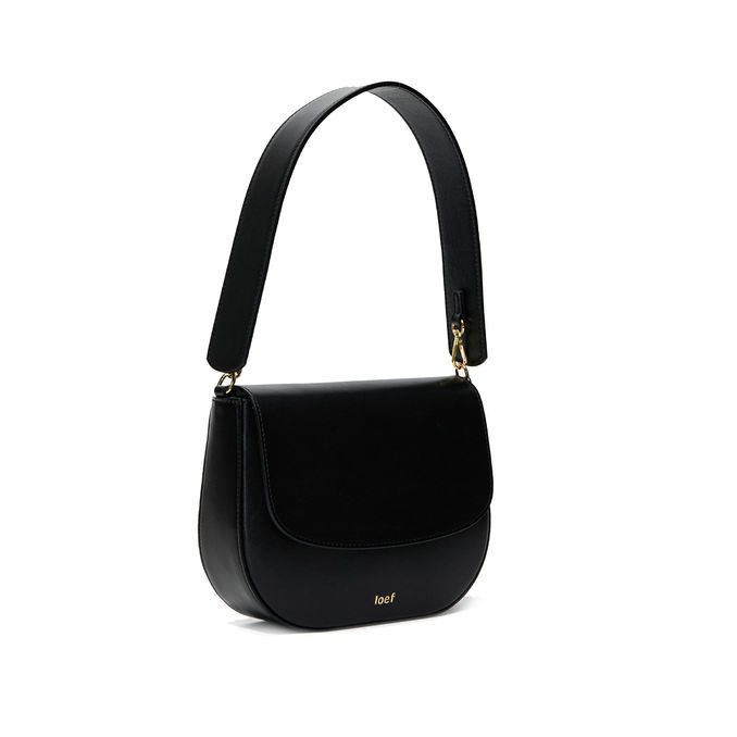 BORSA A SPALLA ELE MIDI Donna Nero