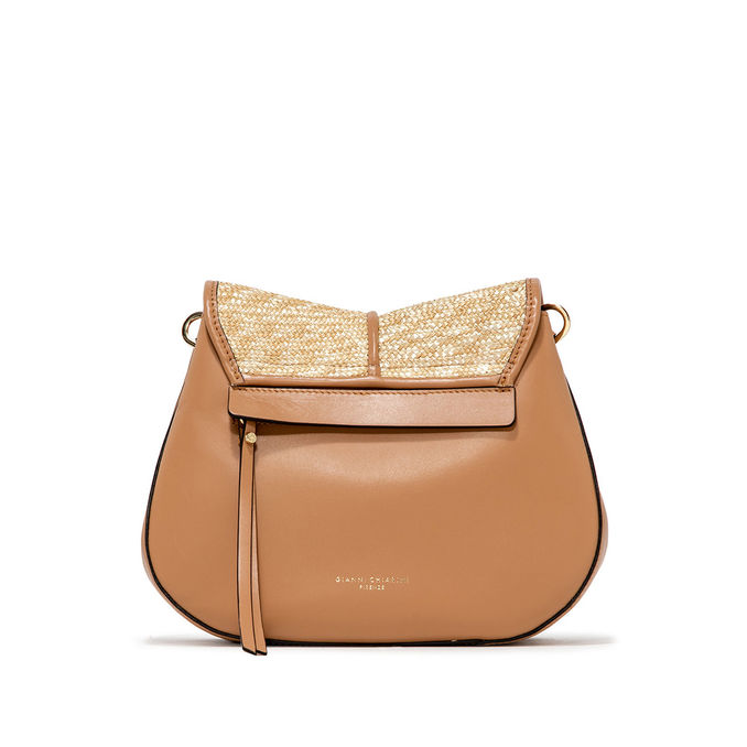 BORSA A SPALLA HELENA ROUND IN PELLE Donna Nature