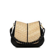 BORSA A SPALLA HELENA ROUND IN PELLE Donna Nero BORSA A SPALLA HELENA ROUND IN PELLE Donna Nero