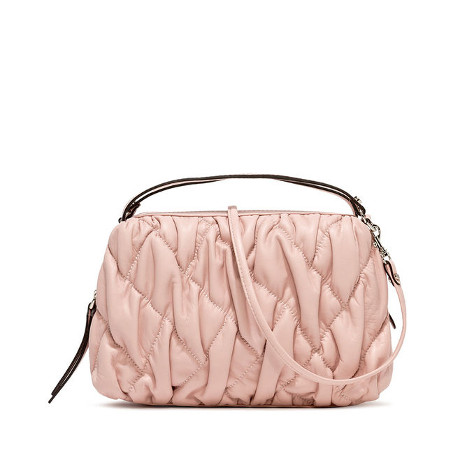 BORSA ALIFA IN PELLE GOFFRATA Donna Blush