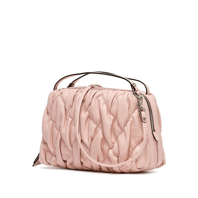 BORSA ALIFA IN PELLE GOFFRATA Donna Blush