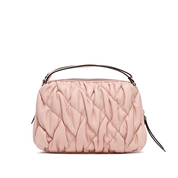 BORSA ALIFA IN PELLE GOFFRATA Donna Blush
