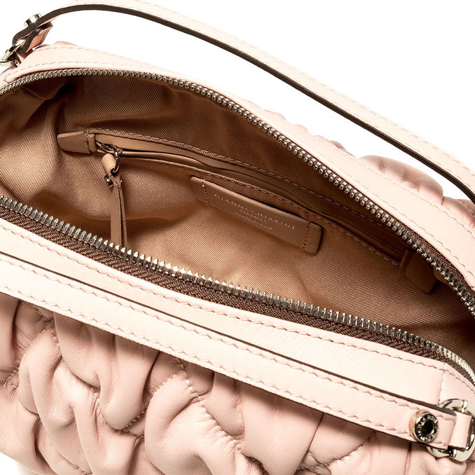 BORSA ALIFA IN PELLE GOFFRATA Donna Blush