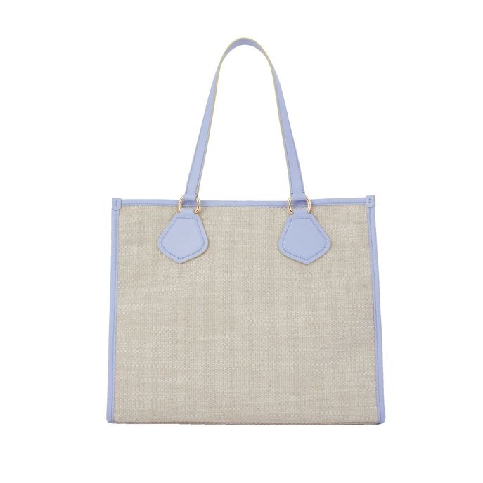 BORSA CABAS SUMMER TOTE Natural Lavande