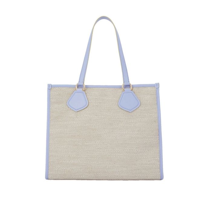 BORSA CABAS SUMMER TOTE Natural Lavande