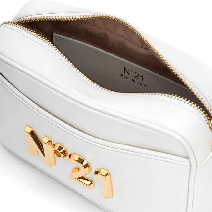 BORSA CAMERA BAG IN PELLE Donna Bianco