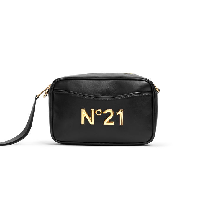 BORSA CAMERA BAG IN PELLE Donna Nero