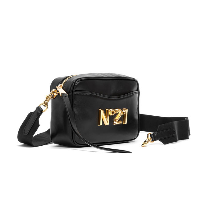 BORSA CAMERA BAG IN PELLE Donna Nero