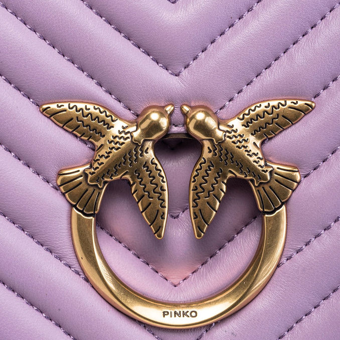 BORSA CLASSIC LOVE CLICK Donna Lilla