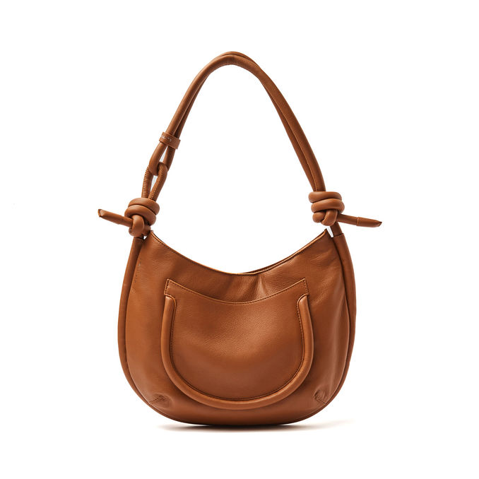 BORSA DEMI' PIUMA KNOT L Donna Beige Genco