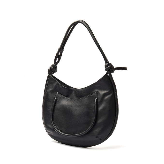 BORSA DEMI' PIUMA KNOT L Donna Nero