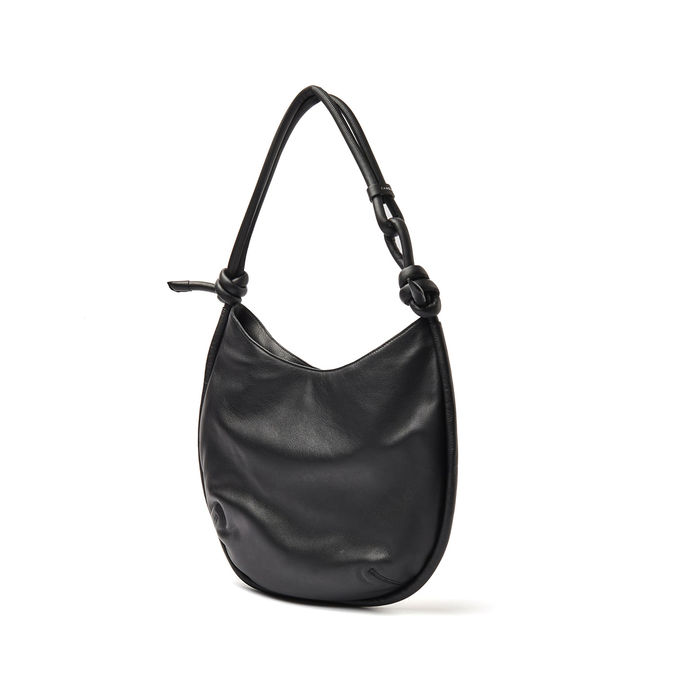BORSA DEMI' PIUMA KNOT L Donna Nero
