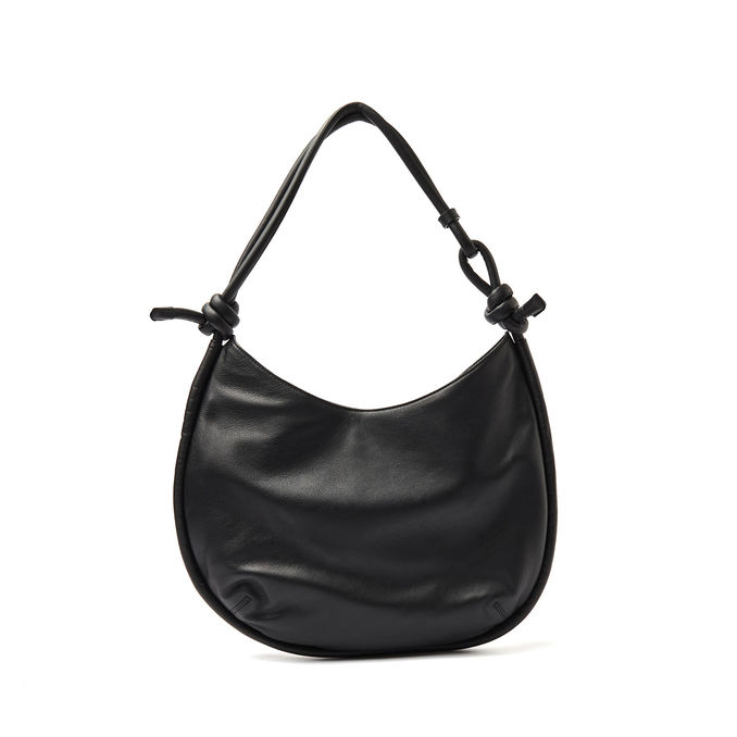 BORSA DEMI' PIUMA KNOT L Donna Nero