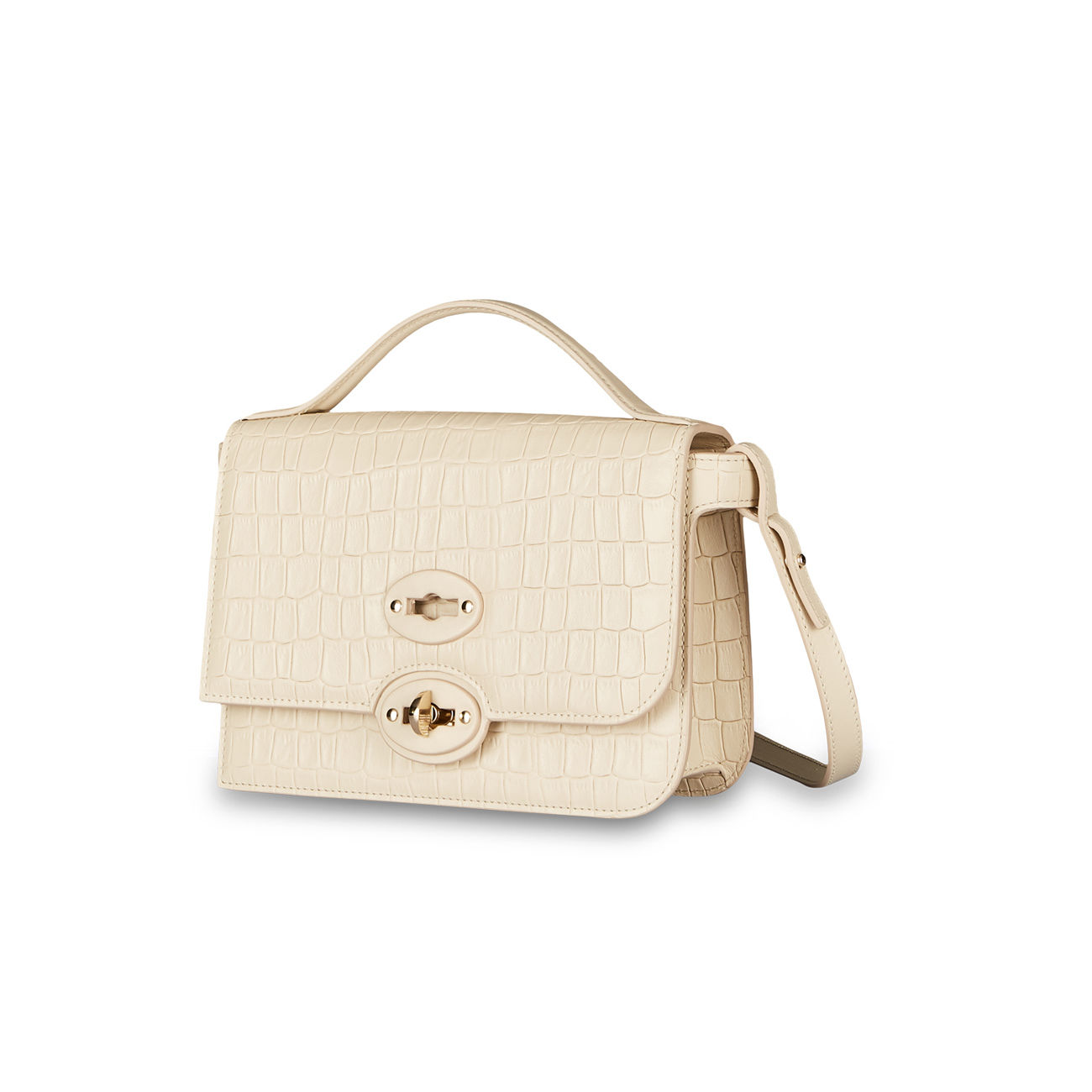 VIAMAILBAG BORSA PAGLIA VIENNA Donna Beige Bianco